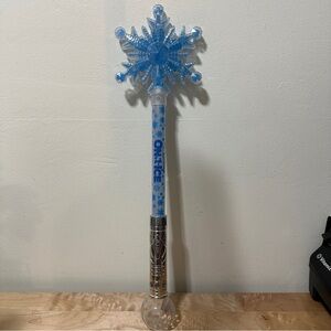 Disney On Ice Frozen Elsa 22" Snowflake Light Up Wand 3 Modes Multi Colors Works